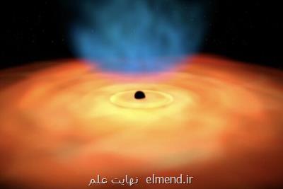 برای اولین بار نور پشت یك سیاهچاله رصد شد