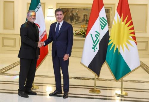 پیام تبریک بارزانی به مقام معظم رهبری و رییس جمهور