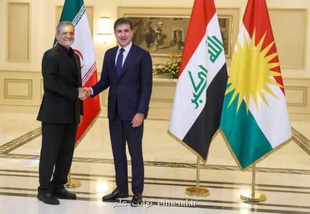 پیام تبریک بارزانی به مقام معظم رهبری و رییس جمهور