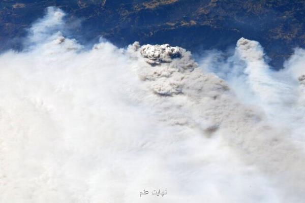 رصد ادامه آتش سوزی ها در كالیفرنیا از دید ماهواره ها