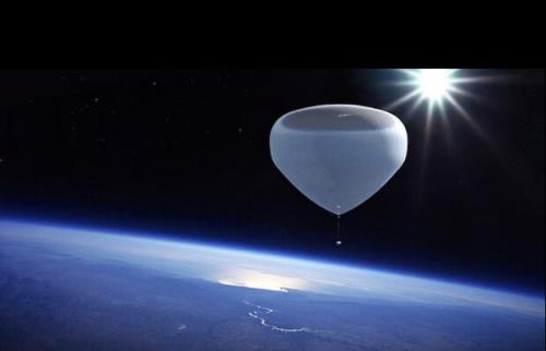 اعزام گردشگر فضایی به فضا با بالن غول پیكر